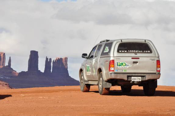 A Fiona visita o Monument Valley, no Arizona, nos Estados Unidos